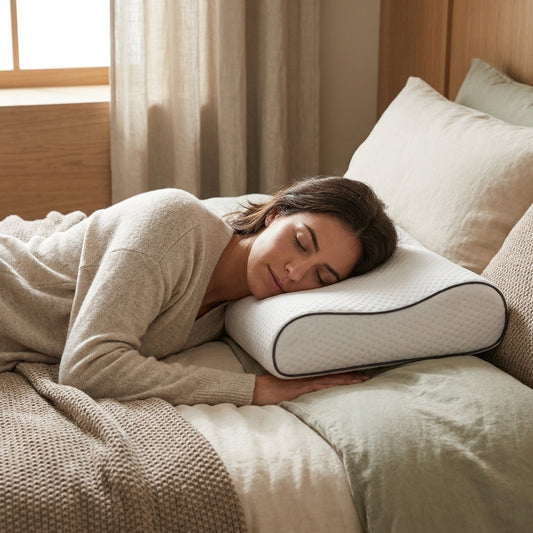 Memory Foam Pillow for Neck Pain – Ergonomic Cervical Pillow for Support, Side & Back Sleepers