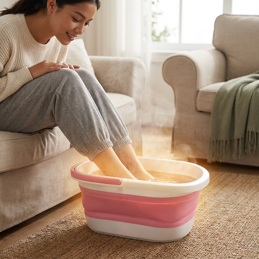 Foldable Foot Spa – Portable Foot Soak Bucket for Relaxation, Foot Spa & Pain Relief